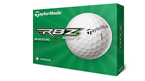 TaylorMade RBZ Soft Dozen Golfbälle, weiß, ein Dutzend 2021