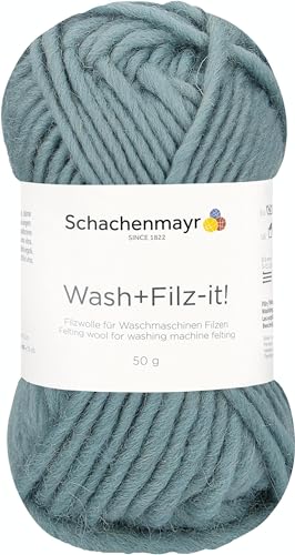 Schachenmayr Wash+Filz-It!, 50G aqua Filzgarne