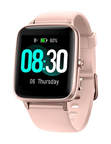 GRV Smartwatch für Damen Herren Fitnessuhr mit Herzfrequenzmessung,Schrittzähler,Schlafmonitor,9 Trainingsmodi