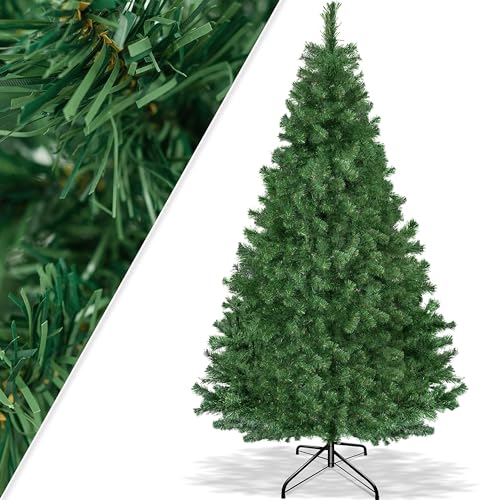 KESSER® Weihnachtsbaum künstlich 180cm mit 588 Spitzen, Tannenbaum künstlich Edeltanne Schnellaufbau inkl. Christbaum-Ständer, Weihnachtsdeko - grün 1,8m