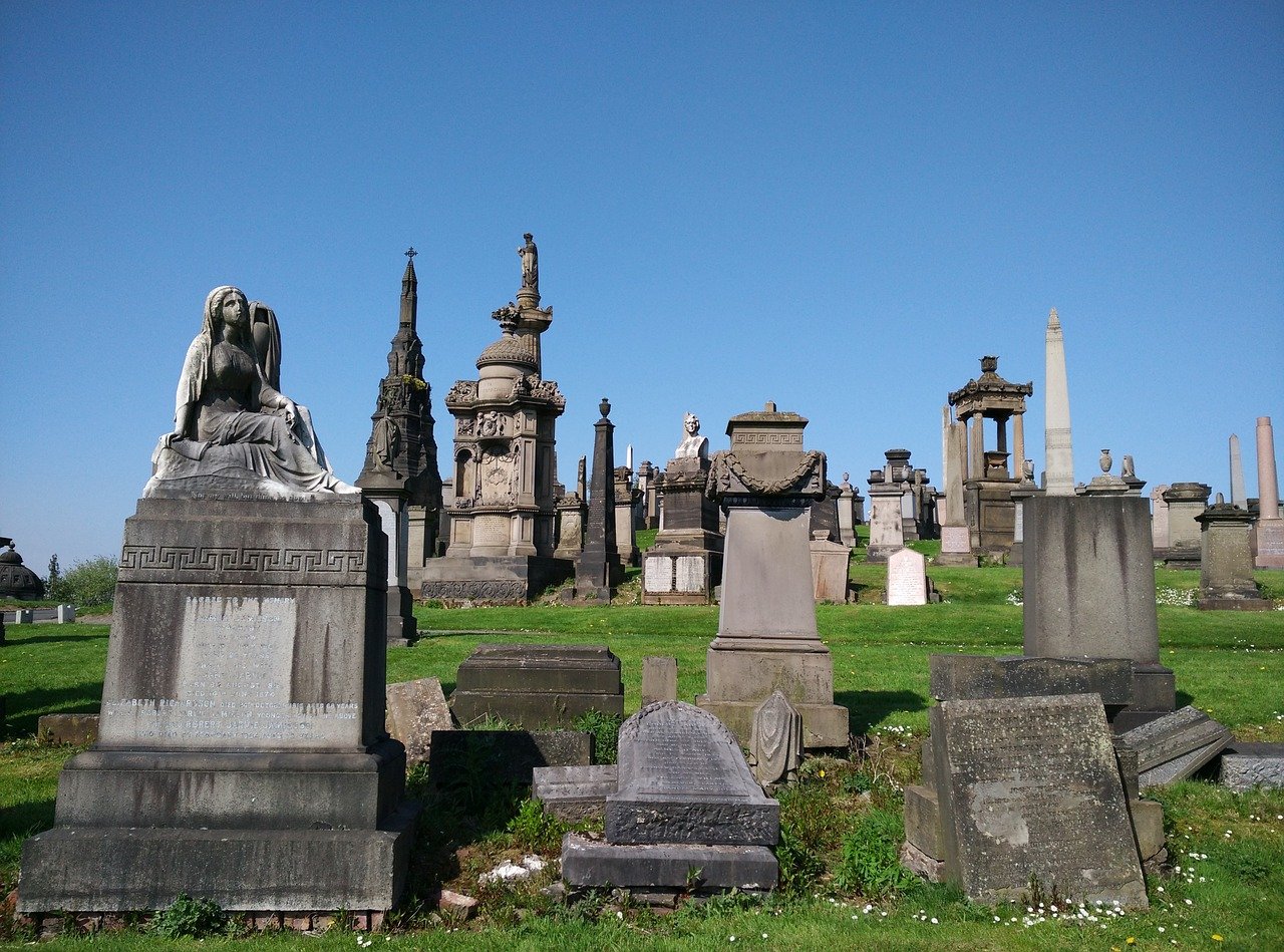 Glasgow Necropolis – Hintergrund, Geschichte, Begräbnisse
