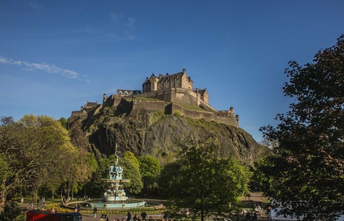 Edinburgh Schloss Schottland - Geschichte